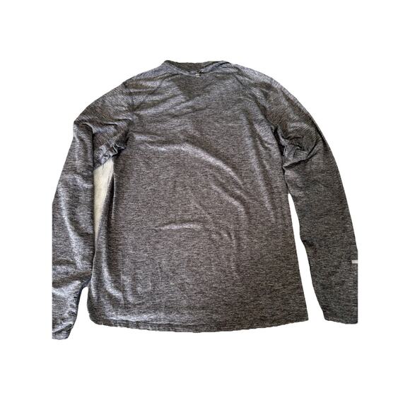 Nike DRI-FIT 1/4 Zip Running Pullover Long Sleeve Shirt Men S Gray Athletic - Picture 3 of 8